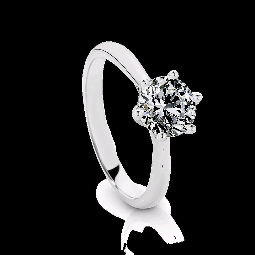 18ct White Gold 1.00 Carat Diamond Engagement Ring