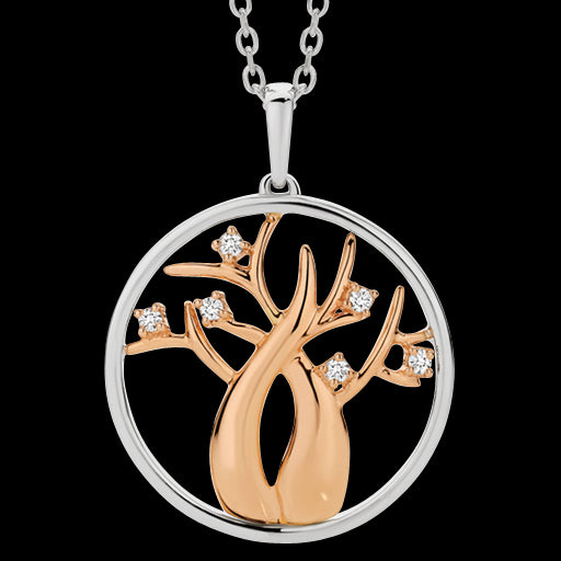 Dreamtime Diamonds 'Aria' Boab Tree Necklace