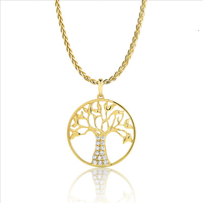 Dreamtime Australian Diamonds 'Tia' Tree of Life Necklace.