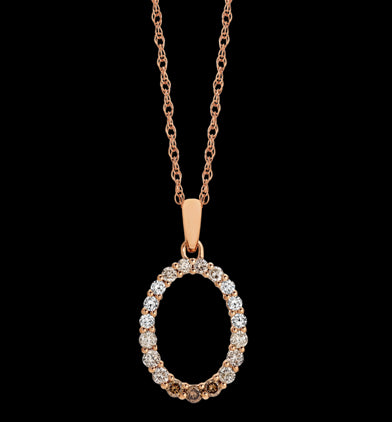 Odette Dreamtime Diamonds 1/2 Carat Oval necklace.