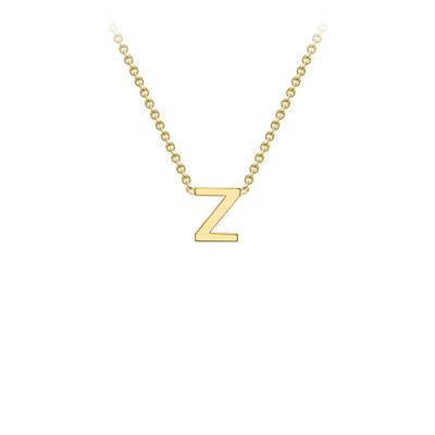 9ct Yellow Gold Petite Initial Z Necklace