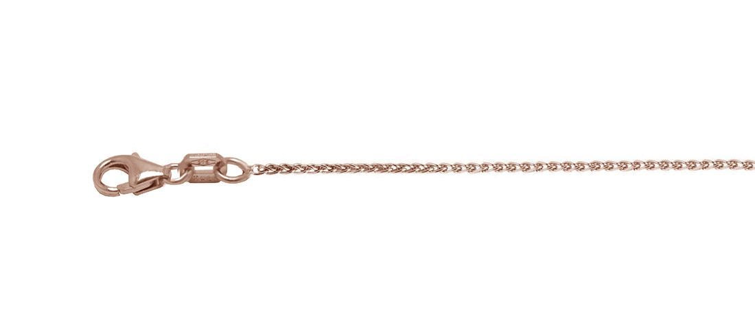 18ct Rose Gold Foxtail Chain.