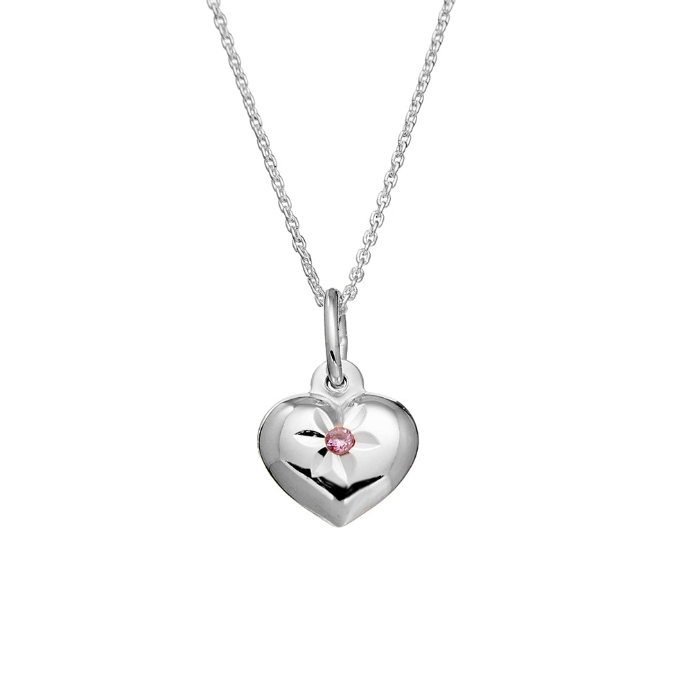 Silver Heart Necklace.