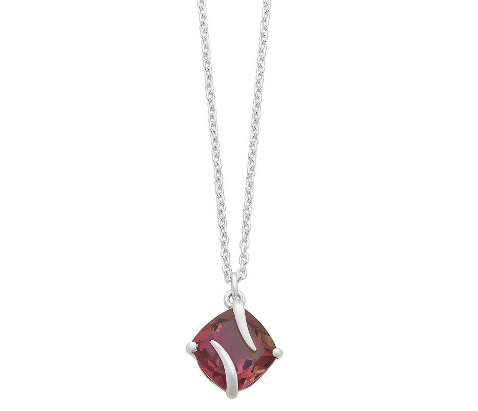 Sterling Silver Tourmaline Necklace