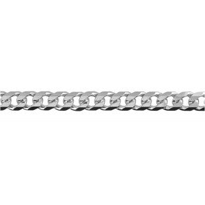 Heavy 55cm Diamond Cut Curb Necklet Chain - suitable for Men