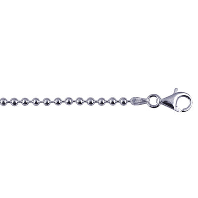50cm Italian Round Ball Link Necklet Chain