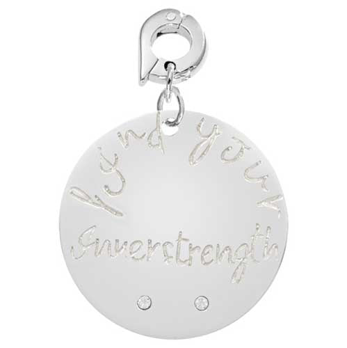 Nikki Lissoni Find Your Strength 25mm Charm