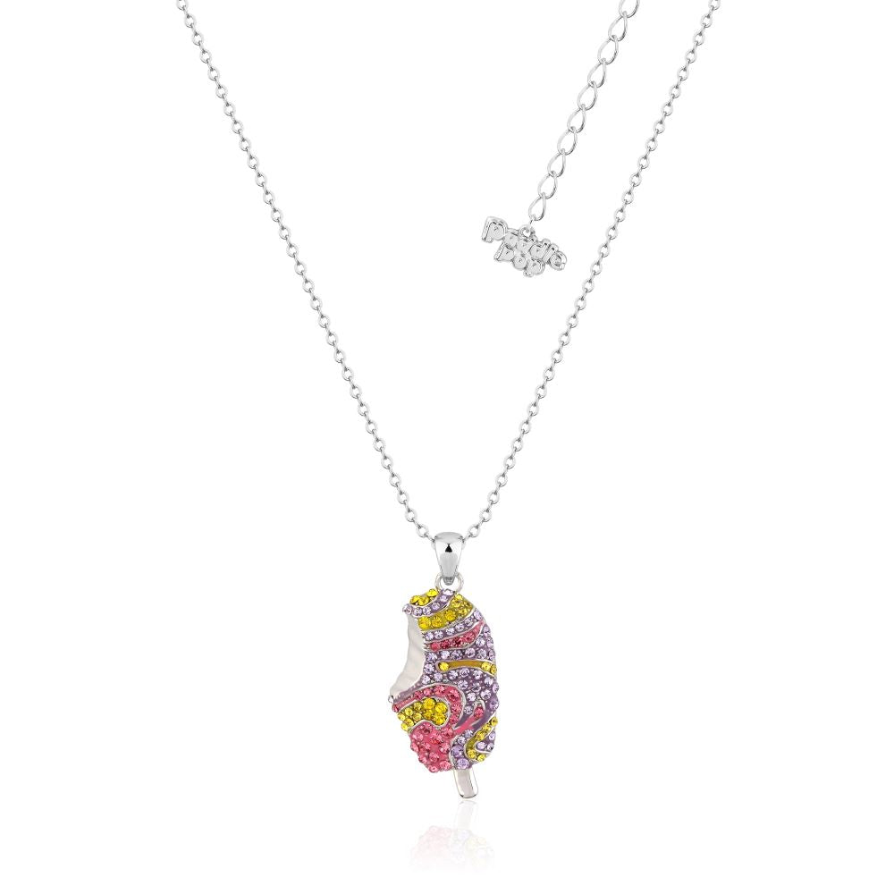 Disney Crystal Rainbow Paddle Pop Necklace.