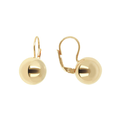 Bronzallure Golden Ball Earings.
