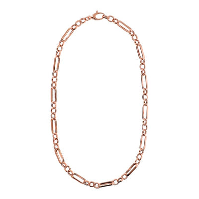 Bronzallure 'Purezza' Fancy Paper Clip Link Necklace.