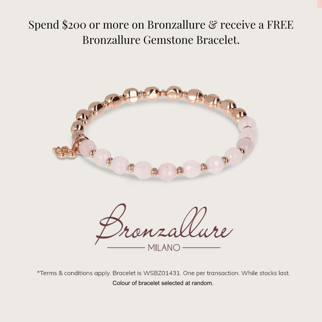 Free Bronzallure Gemstone Bracelet.