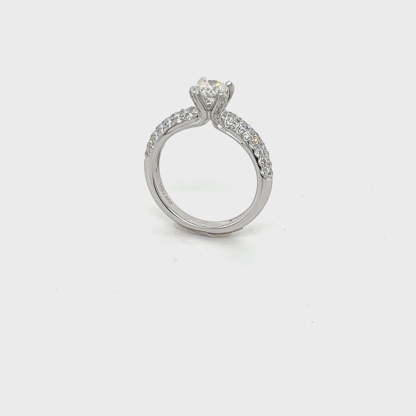 18ct. White Gold Diamond Engagement Ring - 1.25 Carats.