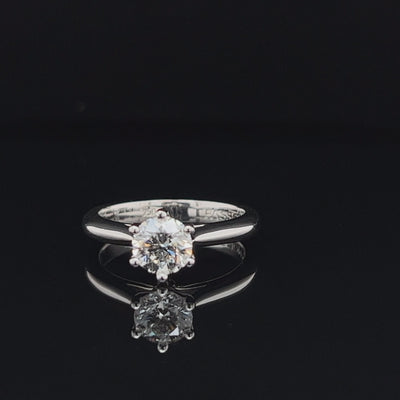 Passion8 One Carat Diamond Solitaire Engagement Ring - 1.00 Carats