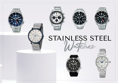 Shop mens and womens stainless steel watches online