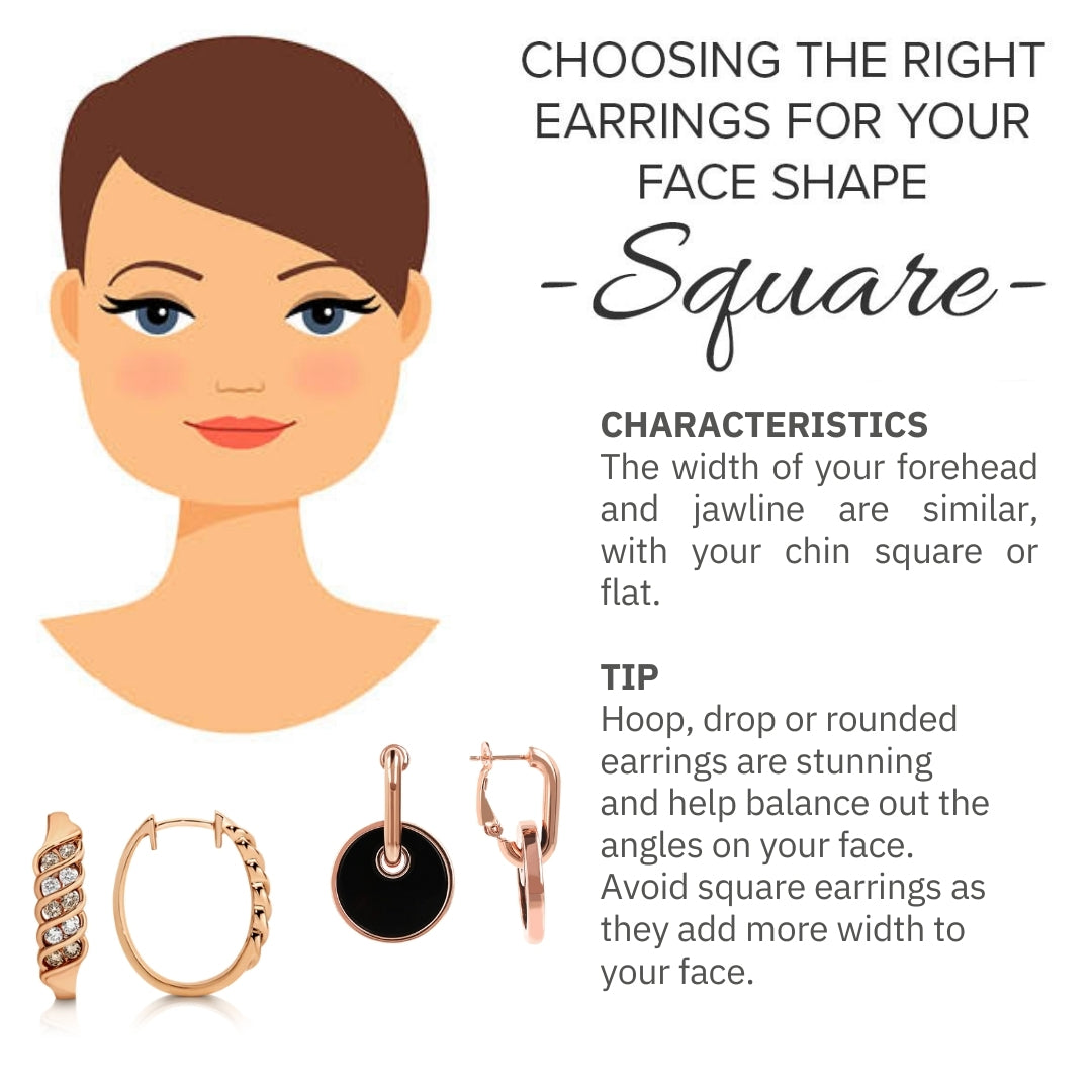 earrings for square face