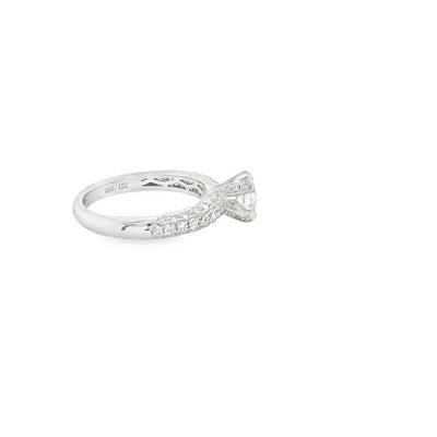 18ct. White Gold Diamond Engagement Ring - 1.25 Carats.