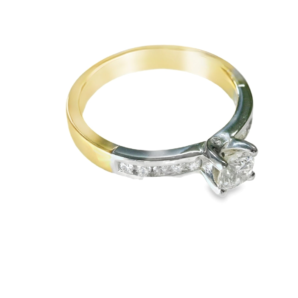 18ct Gold Diamond Engagement Ring - 1/2 Carat.