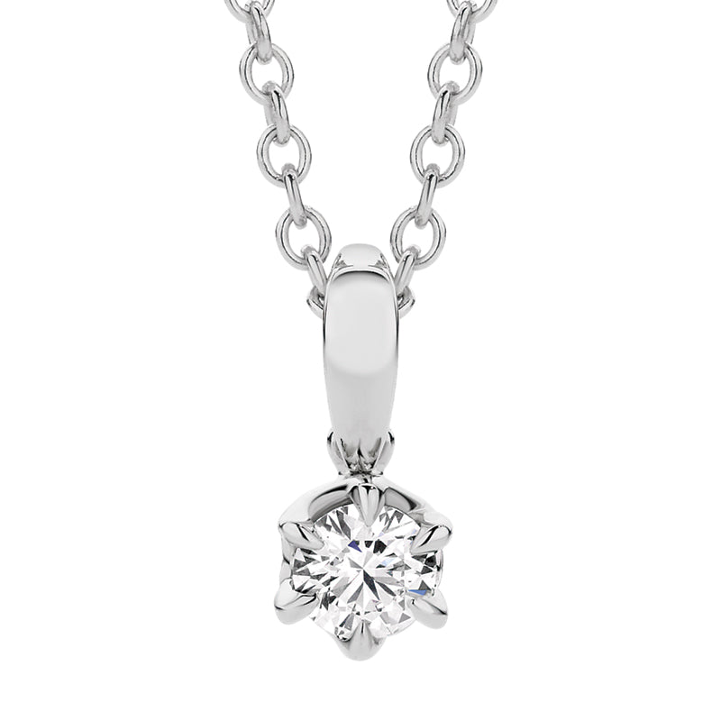 Passion8 Diamond Solitaire Necklace.