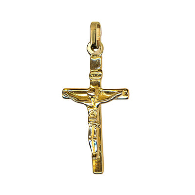 9ct Yellow Gold Crucifx.