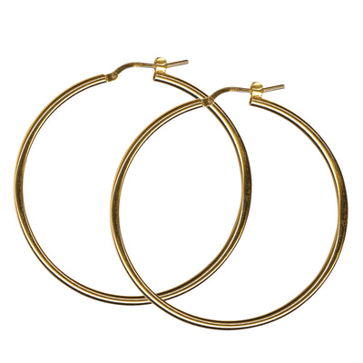 9ct. Yellow Gold Hoop Earrings