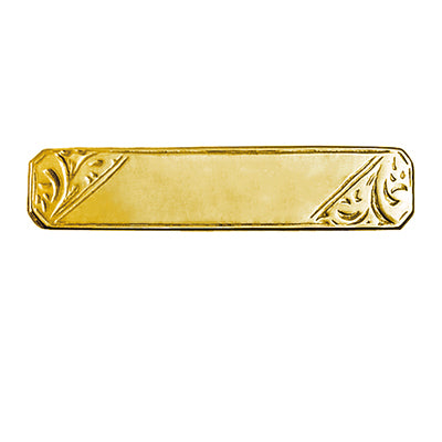 9ct Yellow Gold Rectangular Baby Brooch – Pontifex Jewellers