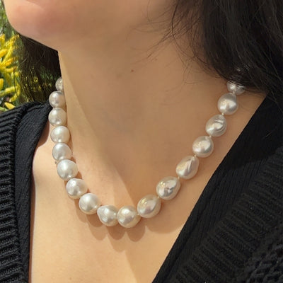 South Sea Barooque Pearl Necklace.
