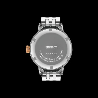 Ladies Seiko Presage Automatic Dress Watch - Stainless Steel & Rose Gold.