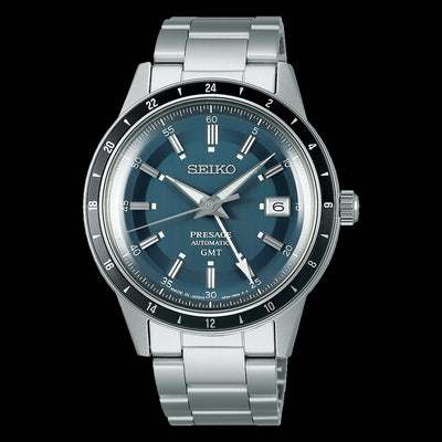 Mens Seiko Presage Automatic Watch - Grey Dial.