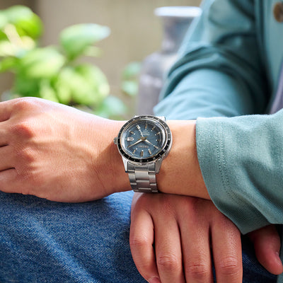 Mens Seiko Presage Automatic Watch - Grey Dial.