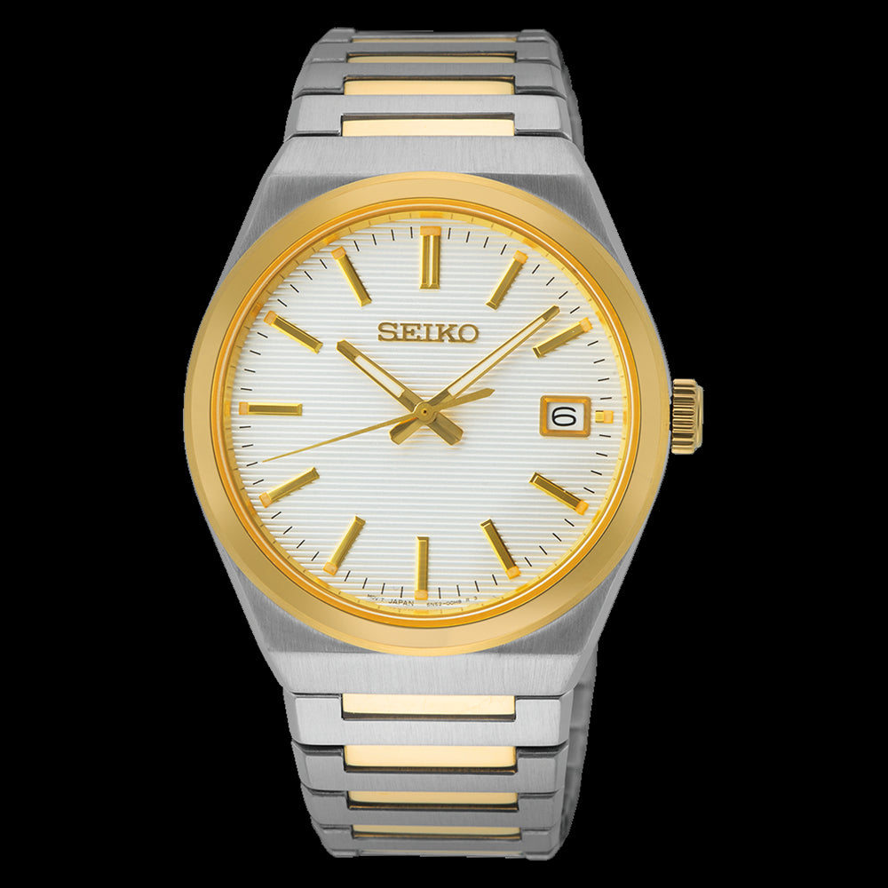 Mens Seiko Daywear Watch 2 Tone.