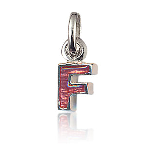 Sterling Silver Initial F