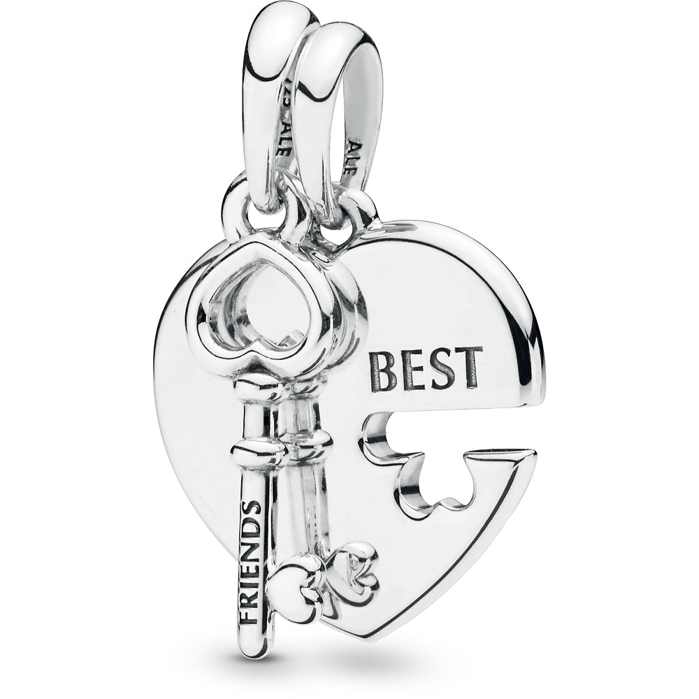 Sterling Silver Best Friends Pendant