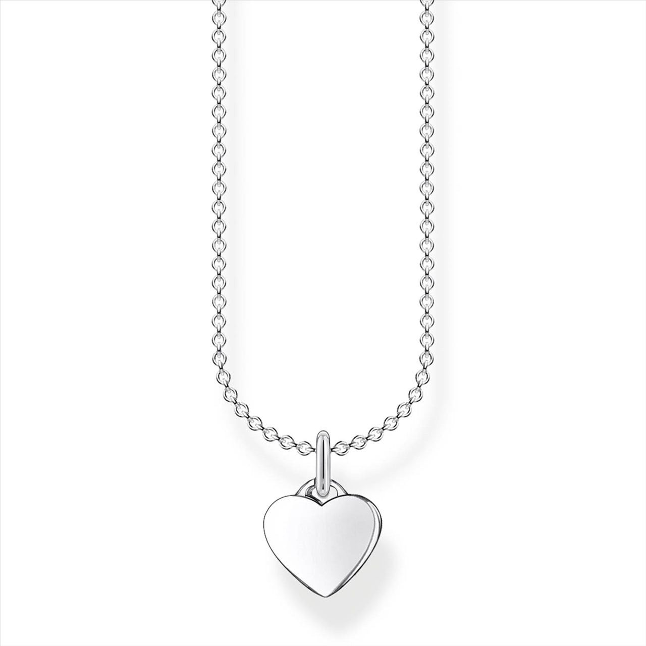 Thomas Sabo Small Flat Heart necklace.