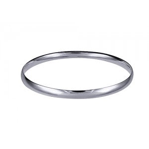 Sterling Silver Solid Bangle