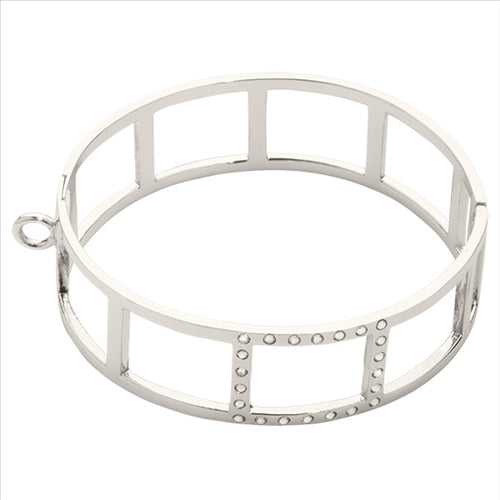 Nikki Lissoni 19cm Silver Plate Bangle