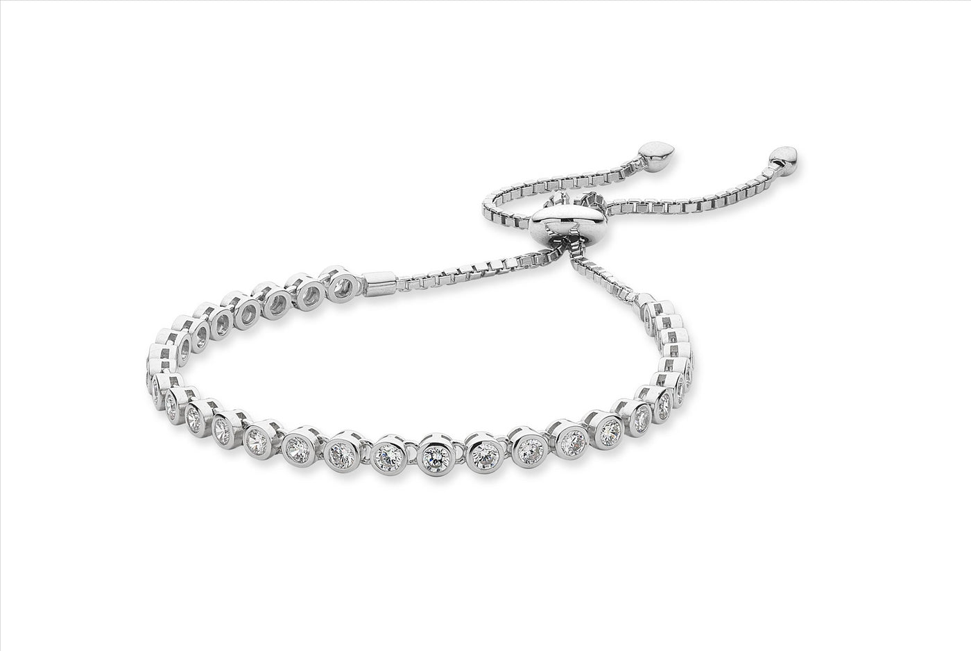 Sterling Silver CZ Tennis Bracelet