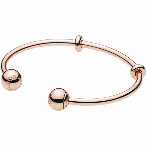 Rose Gold Open Cuff Bangle.