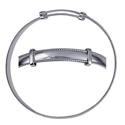 Children's Sterling Silver Expandable Bangle.