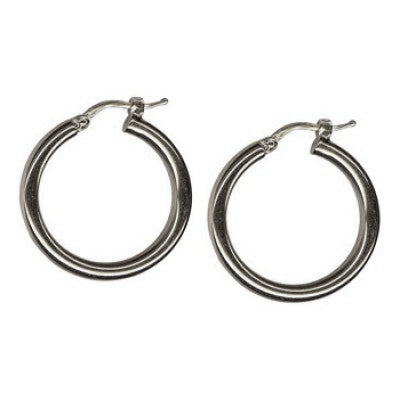 Sterling Silver Hoop Earrings.