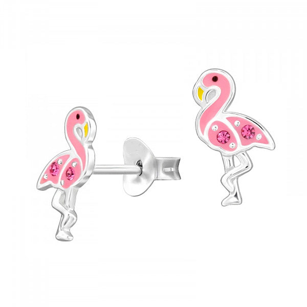 Flamingo Stud Earrings.