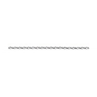 Sterling Silver Oval Belcher Necklet Chain - 45cm.