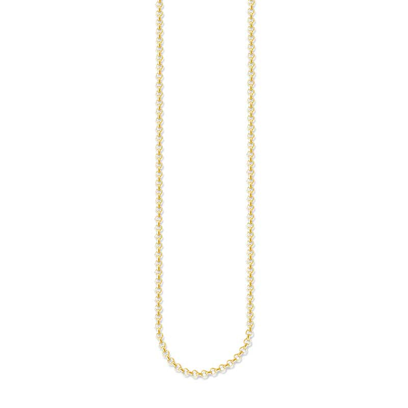 Thomas Sabo Yellow Gold Plate Fine Necklace 70cm