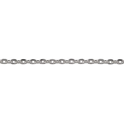 Sterling Silver Cable Link Chain - 60cm.