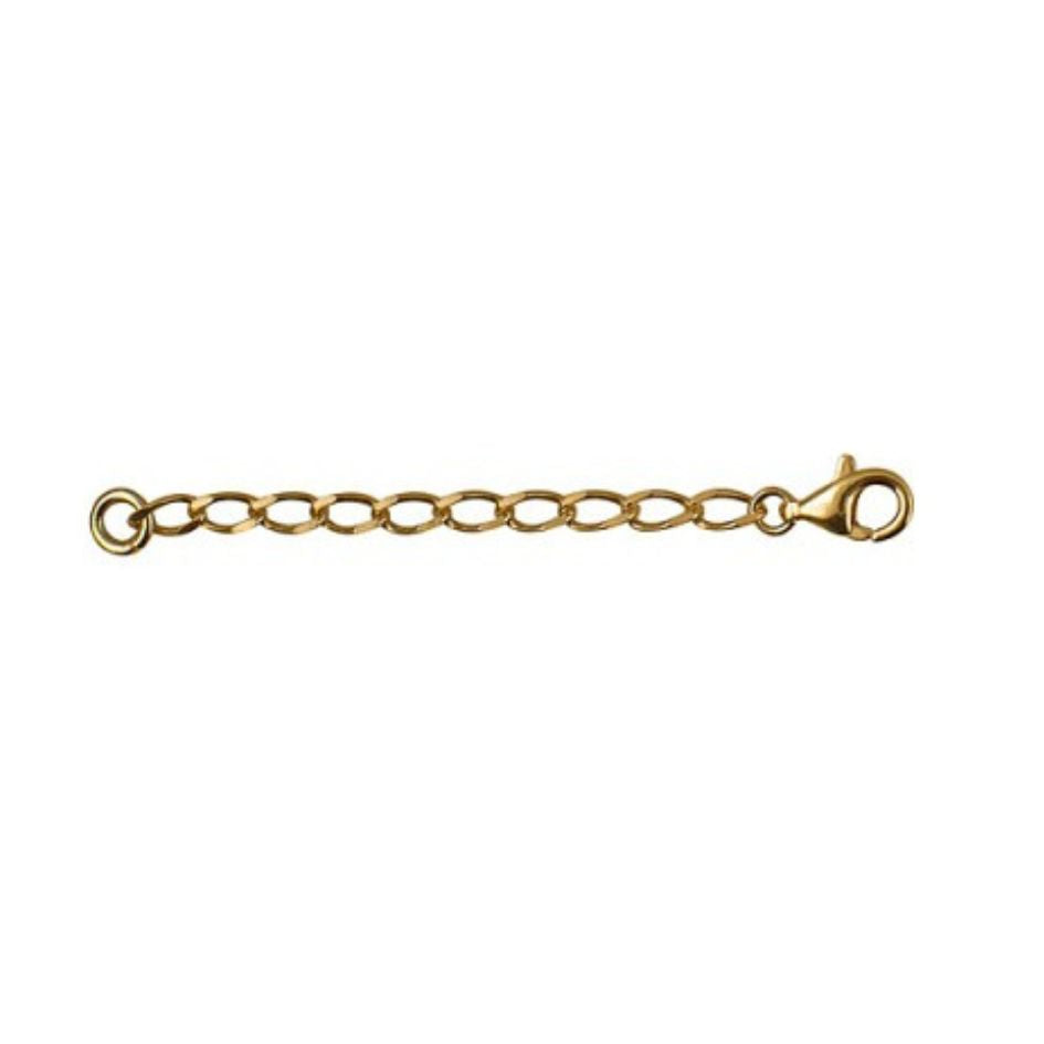Yellow Gold Plate Chain Extender - 5.5cm.