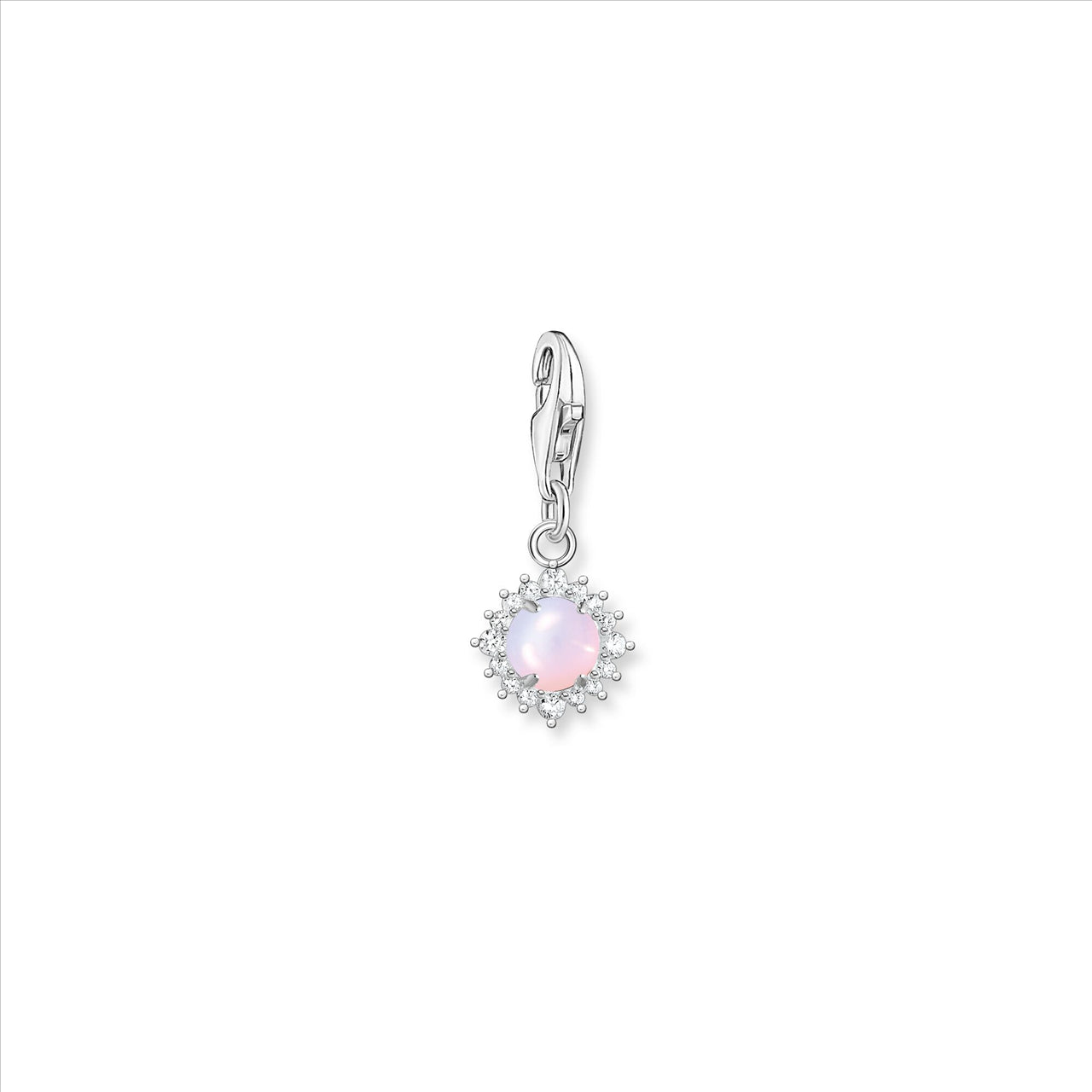 Thomas Sabo Charm Club Opal Opaque Colour With Cubic Zirconia Halo.