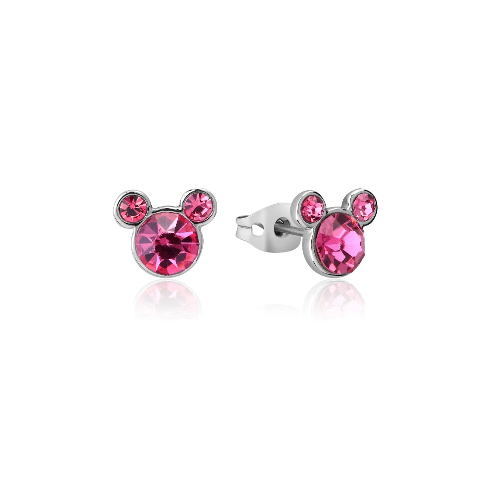 disney Mickey Mouse October Birthstone Stud Earrings.