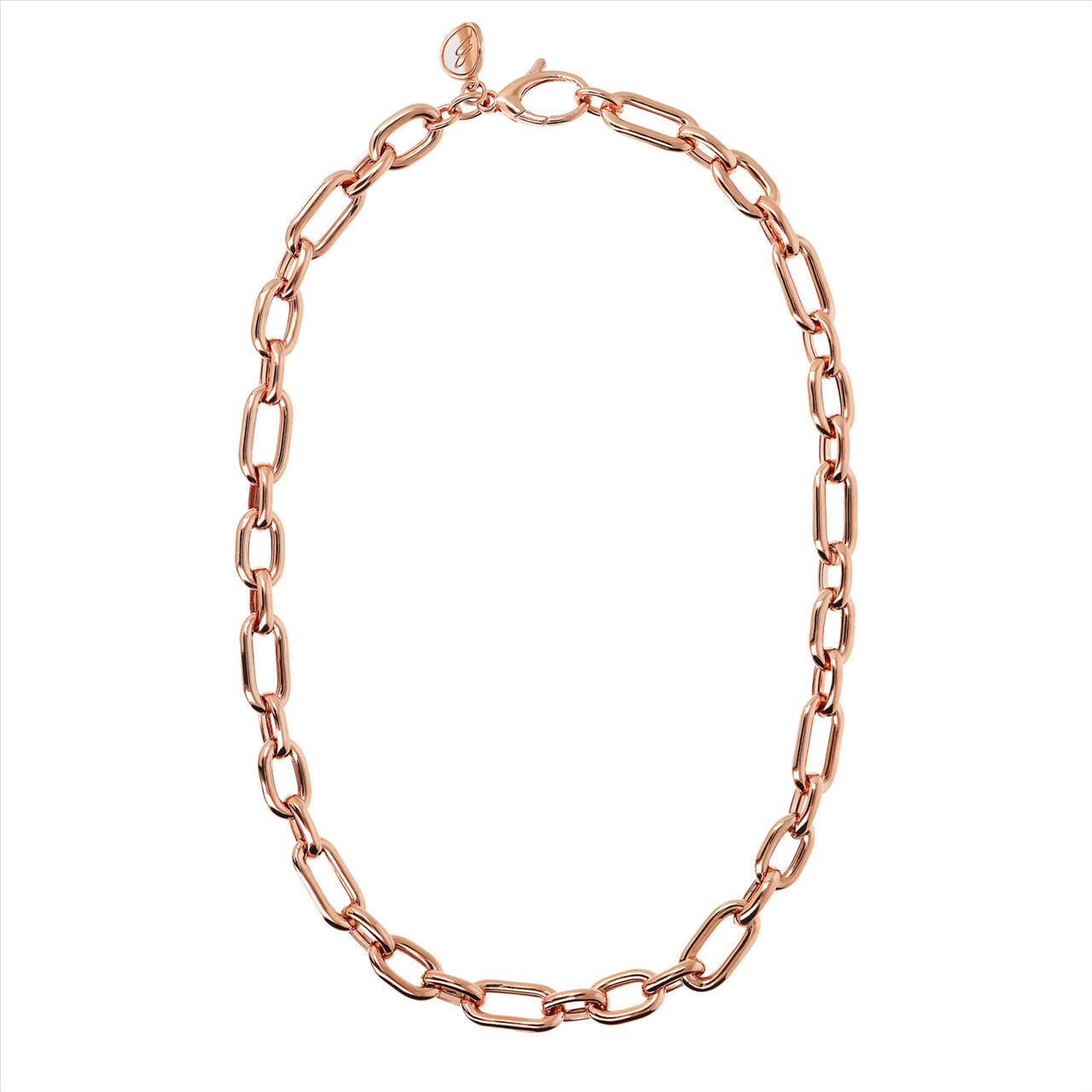 Bronzallure Oval Purezza Chain Link Necklace.