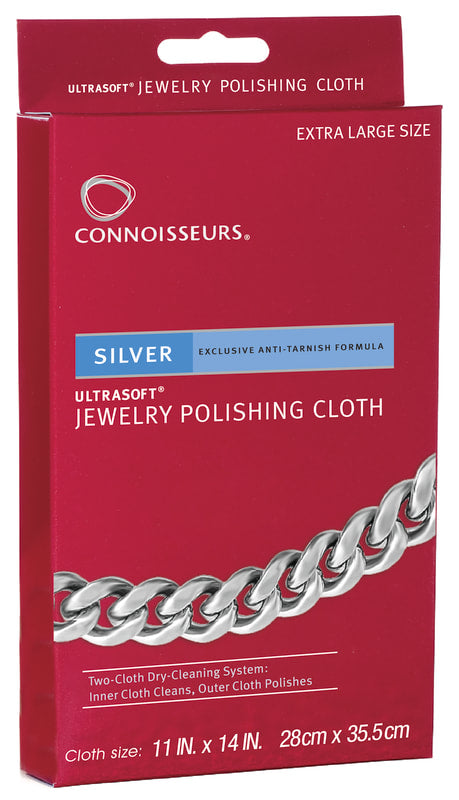Connoisseurs Ultrasoft Silver Jewellery Polishing Cloth