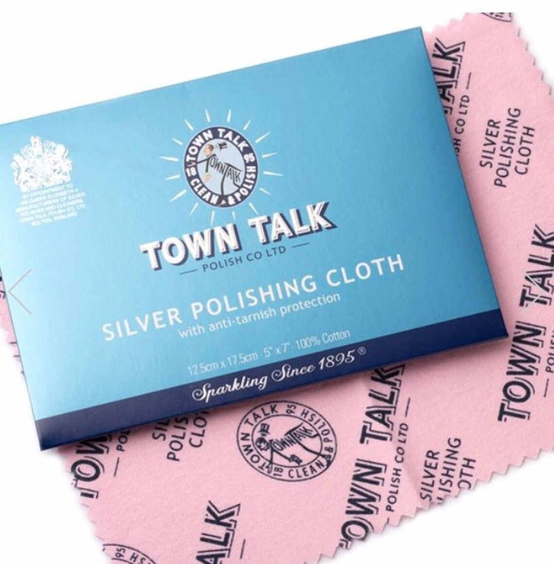 Town Talk Silver Polishing Cloth - 30cm x 45cm.