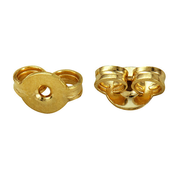 Pair of 9ct Yellow Gold Heavy Earring Backs.